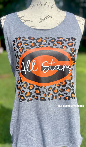 Gilmer All Stars leopard tank