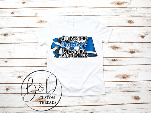 All for the bulldogs (blue)
