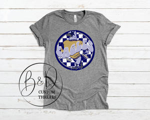Eagles- preppy gold and navy