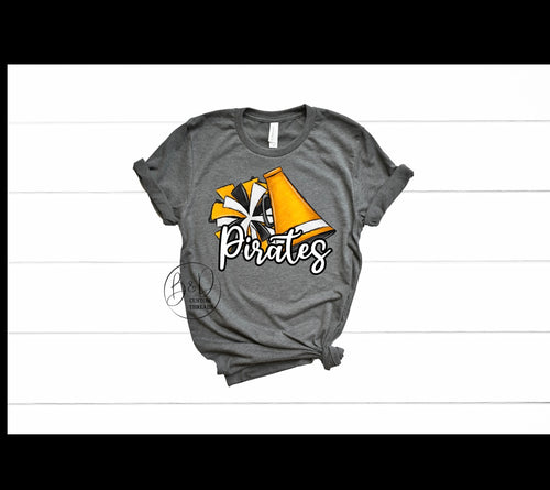 YOUTH- cheer- pirates (yellow gold)
