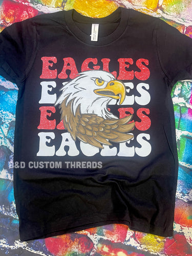 Eagles - red- mascot
