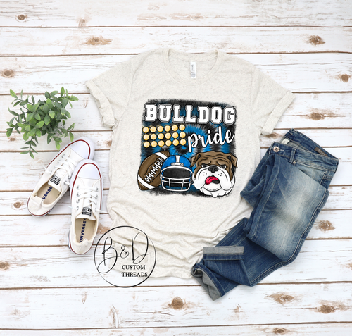 YOUTH-bulldog pride (blue)