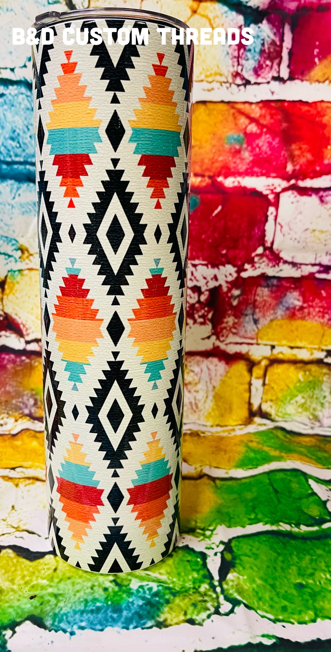 Sedona serape tumbler