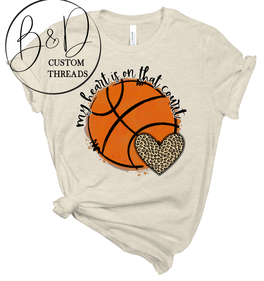 My heart is on that court- basketball