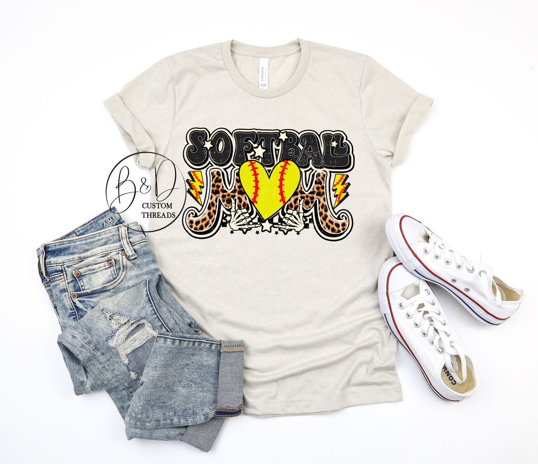 Softball mom retro