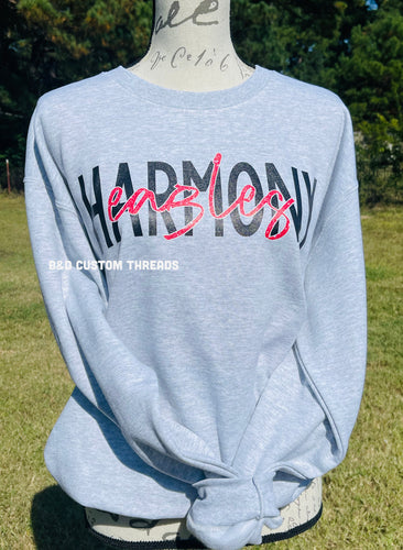 Harmony eagles stacked  - SWEATSHIRT