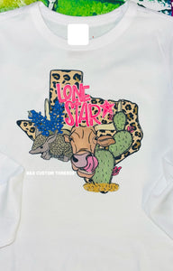 YOUTH- lone star Texas - (short sleeve tee)